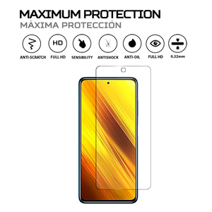 ฟิล์มกันกระแทกสำหรับเสี่ยวมี่ โพโค X3 เอ็นเอฟซี ฟิล์มกันรอยหน้าจอที่ทนทานและป้องกันการกระแทกสำหรับอุปกรณ์ของคุณ - Product Image 1