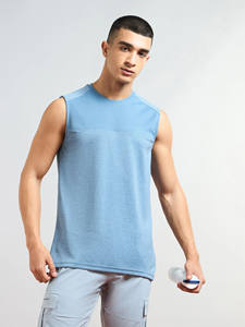 Camisetas sin mangas de entrenamiento de verano de talla grande para hombre, ropa de Fitness de gimnasio de secado rápido, estilo tejido de punto transpirable Vintage - Product Image 5