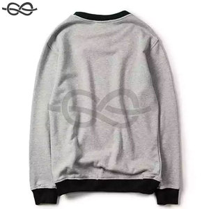 เสื้อสเวตเชิ้ตผู้ชายผ้าฝ้ายหนานุ่ม 100% สำหรับฤดูหนาว พิมพ์ลายได้ตามสั่ง ดีไซน์เรียบง่าย ปักลาย คอกลม ทรงหลวม - Product Image 4