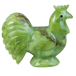 100% เลี้ยงไก่หินโอนิกซ์แกะสลักทำด้วยมือของตกแต่งบ้านทำด้วยมือผู้ผลิตระดับมืออาชีพ - Product Image 5