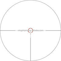 Lunette de chasse SWFOX d'origine 3x30 avec illumination de point rouge, grossissement 4x, viseur central, télescope en aluminium