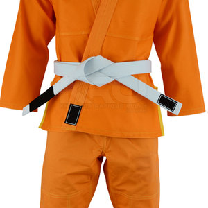 Kimono de Jiu-Jitsu personnalisé pour arts martiaux, en polyester/coton, respirant, tissu de haute qualité, coupe flexible et confortable - Product Image 4