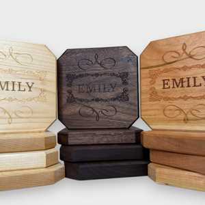 Posavasos de madera maciza resistente al calor y duradero Sheesham Wood Coaster Premium Quality - Product Image 6