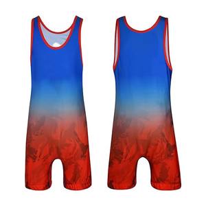 Singlet de Lucha Libre para Adultos de Alta Calidad, 100% Poliéster Elástico, Logotipo Personalizado, Tallas para Levantamiento de Pesas, Ligero, Transpirable, Tallas Grandes - Product Image 2