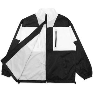 Veste d'hiver en toile pour homme sur mesure en gros, de haute qualité, imperméable, respirante, streetwear, col montant, logo sur le devant - Product Image 3