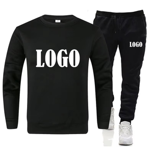Survêtement personnalisé de personnalité de la mode pour hommes automne hiver pull et pantalon décontractés deux pièces Streetwear Sports de plein air - Product Image 3