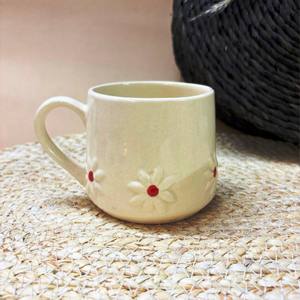 Tazas y tazas de café de cerámica blanca mate Juego de servidor de ensalada de madera y resina más vendidos y utensilios Artículos hechos a mano - Product Image 6