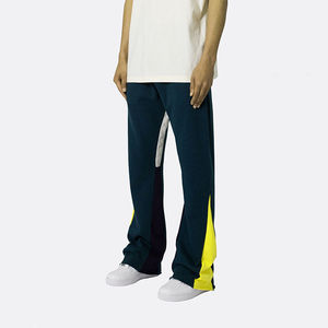 กางเกงวอร์มขาบานผู้ชาย ดีไซน์สตรีทแวร์ลำลองสั่งทำพิเศษ กางเกงวอร์มขาบานเอวยางยืด ผ้าฝ้าย ขายส่งจากผู้ผลิต - Product Image 2