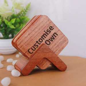 Natural Wooden Coaster Set Rustic Look for Kitchen and Dining Handmade Wooden Tea Coasters with Smooth Edges for Table <b>Safety</b> - Product Image 5