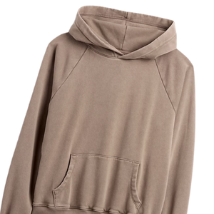 Sudadera con capucha de gran tamaño caqui, jersey de lana gruesa Unisex, sudadera lisa, ropa de calle, informal, holgada, cálida, con capucha, para invierno, superventas - Product Image 6