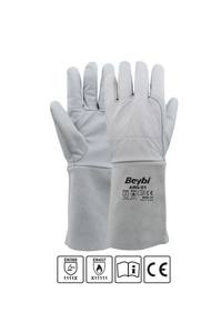 ถุงมือเชื่อมอาร์กอนหนังแบบพรีเมี่ยมทนทานและสะดวกสบายสำหรับงานกลางแจ้งและงานหนักทนความร้อน - Product Image 4