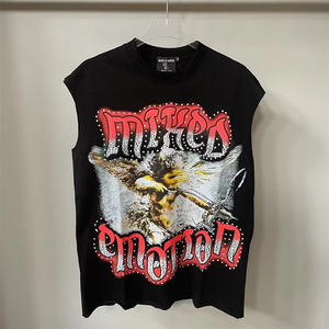 Nouvelle mode 2026 : Gilet sans manches en diamant pour hommes et femmes – Vêtements d'été tendance pour le streetwear - Product Image 1