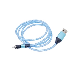 Cable de Carga LED Azul con Rotación de 360 Grados - Product Image 1