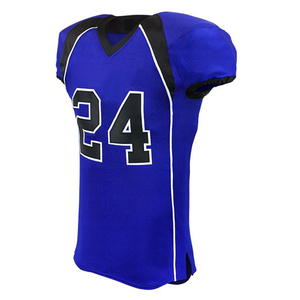 Vente en gros Ensemble de maillots de football américain personnalisés de qualité unique Maille Polyester Uniformes de football sublimés - Product Image 4