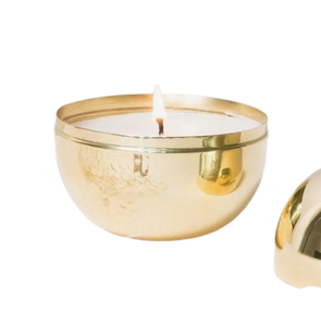 Pot à bougie Antique dernière conception Unique brillant poli forme ronde à la main en métal pot à bougie qualité exclusive décor à la maison - Product Image 5