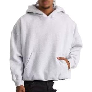 Sudadera con Capucha Extra Grande Personalizada para Hombre, 100% Algodón, 650g, Felpa Gruesa, Hombros Caídos, Diseño Personalizado, Estilo Urbano - Product Image 1