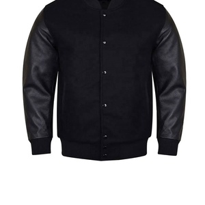 Blouson d'hiver personnalisé pour homme avec col rabattu, tissu en toile, logo sur le devant - Style vintage pour baseball universitaire - Product Image 2