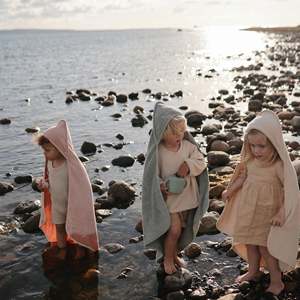 Toalla de baño con capucha de algodón de bambú suave para recién nacidos y niños pequeños, regalo de Baby Shower de género neutro superabsorbente, 02 - Product Image 4