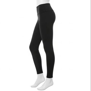 Pantalons de yoga en spandex léger à coutures, nylon extensible, respirant, vêtements de sport pour l'entraînement physique, vente en gros - Product Image 3