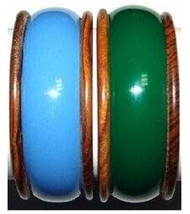 Modern Design Resin <b>Wooden</b> <b>Bangle</b> Bracelet Cuff Handmade Jewelry for Women and Handmade Jewelry for Hot Sale - Product Image 1