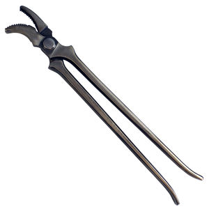 Mâchoire incurvée Low Nail Hoof Clincher Acier inoxydable Forgeage manuel Pince à clincher Premium Farrier Tool | Fabricant authentique - Product Image 6