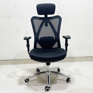 CTH-18S Ergonomic <b>Mesh</b> Chair with Adjustable Height Foam Fabric Material Modern Design for Home Office Aluminium <b>Plastic</b> Iron - Product Image 3