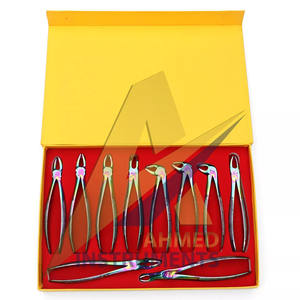 Bonne vente pince d'extraction de dent dentaire pour molaires supérieures et inférieures ensemble de pinces de chirurgie buccale par SUAVE INSTRUMENTS SURGICAUX - Product Image 1