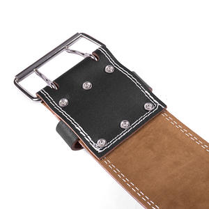 Cinturón de Entrenamiento de Peso y Dominadas con Logotipo Personalizado, Cinturón de Cuero para Levantamiento de Pesas Unisex - Product Image 4