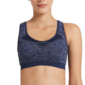 เสื้อชั้นในกีฬาไร้ตะเข็บสำหรับผู้หญิง รุ่นใหม่ ปี 2025-2026 สำหรับออกกำลังกายกลางแจ้ง ชุดออกกำลังกาย เสื้อโยคะแบบเรียบ  รับปักลายตามสั่ง - Product Image 1