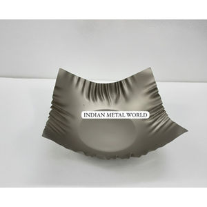 Tazón Decorativo de Chocolate de Aluminio con Diseño Moderno, Centro de Mesa Creativo de Metal, Tazón para Servir Dulces para Decoración del Hogar - Product Image 1