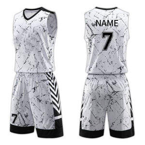 Uniformes de basket-ball personnalisés, production sur mesure, vêtements de basket-ball en gros, OEM, séchage rapide, respirant, ensembles de maillots 100% polyester - Product Image 1