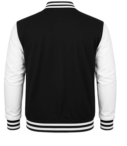 Veste de baseball - Veste universitaire en coton à lettres / manteau - Product Image 5