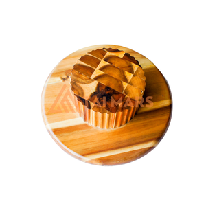 Soporte de pastel de boda rústico Natural hermosa rebanada de madera de acacia con Material de bambú herramientas de pastel de boda perfectas - Product Image 3