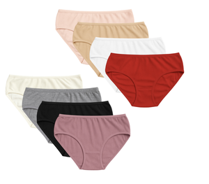 Ropa Interior Femenina de Lujo con Tacto de Seda Modal, Bragas Cómodas sin Costuras, Colección de Bragas de Modal de Primera Calidad Hechas en Turquía - Product Image 1