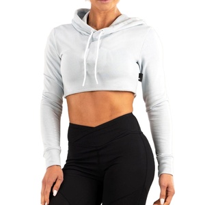 Xxxxl logotipo personalizado Sudadera con capucha para mujeres sudadera suéter alta calidad precio barato gimnasio cultivo sudaderas con capucha señoras nueva de moda - Product Image 1