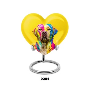 <b>Dog</b> Vivid Canine Couture Heart <b>Urn</b> <b>for</b> Human <b>Ashes</b> Large Funeral <b>Urn</b> <b>for</b> Adult <b>Ashes</b> Women Cremation <b>Urn</b> With Free Velvet Bag - Product Image 1