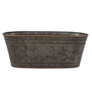 Ensemble de trois jardinières décoratives galvanisées pour la maison et le jardin pour les jardinières décentes de verdure - Product Image 5