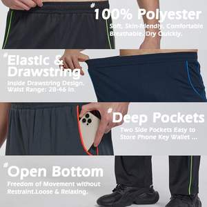 Heavyweight Elastic Waist Mid Rise Vintage Embroidered Casual Colored Wash Worsted Fabric Sweatpants - Product Image 5