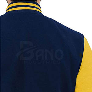 Chaqueta ligera con letras de invierno hecha a medida Tela de algodón/lana de alta calidad Transpirable Longitud regular Plain High Street - Product Image 6