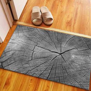 Alfombra Estampada Inspirada en la Naturaleza, Decoración Moderna de Estilo Rústico, Antideslizante, Ideal para Regalo, Alfombra Delgada No Tejida - Product Image 5