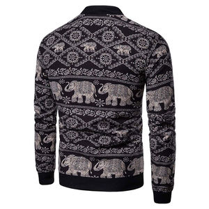 Blousons Bomber zippés camouflage imprimés à sublimation coupe ajustée blouson bombardier à sublimation avec broderie de logo personnalisé pour hommes - Product Image 2