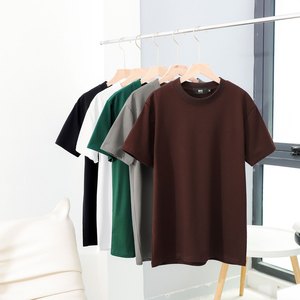 T-shirt uni en coton de haute qualité pour hommes Logo personnalisé et impression-Nouvelle collection au Vietnam - Product Image 1