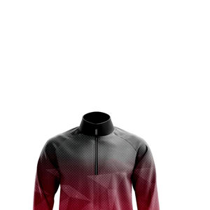 Chaqueta Impermeable Ligera, Transpirable, de Secado Rápido, Resistente al Viento, con Media Cremallera y Logotipo Personalizado en Lona Reflectante Sublimada - Product Image 5