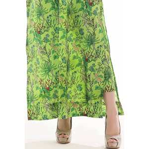 Camisa de Lino Estampada sin Costuras SL-52053 con Estampado Floral Largo, Elemento de Moda, 1 Pieza - Product Image 1