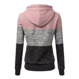 2025 Top Trending Custom Logo Print Sudadera con capucha de mujer Algodón de alta calidad en blanco Mejor personalizado con 3 colores - Product Image 2