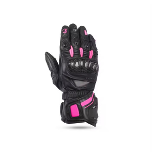 Guantes de moto de cuero genuino para hombre, guantes de motocross de seguridad de fibra, guantes de conducción al aire libre con pantalla táctil - Product Image 3