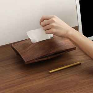 <b>Tissue</b> Holder Box Standing Napkin <b>Paper</b> Storage Box - Product Image 3