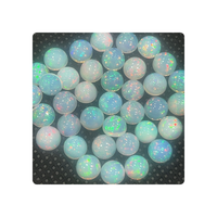 Opale naturelle éthiopienne 6x6mm cabochon - Haute qualité, respectueuse de l'environnement, certifiée par une tierce partie, Alif International Direct