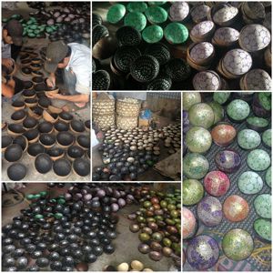 ชามมะพร้าวธรรมชาติแบบดั้งเดิมชุดเครื่องใช้บนโต๊ะอาหารงานหัตถกรรมสำหรับตกแต่งบ้าน - Product Image 3