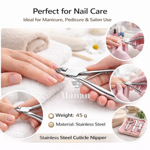 Coupe-cuticules professionnel en acier inoxydable, lame de précision de 6 mm, coupe-cuticules durable, outil de manucure et de pédicure, OEM - Product Image 4